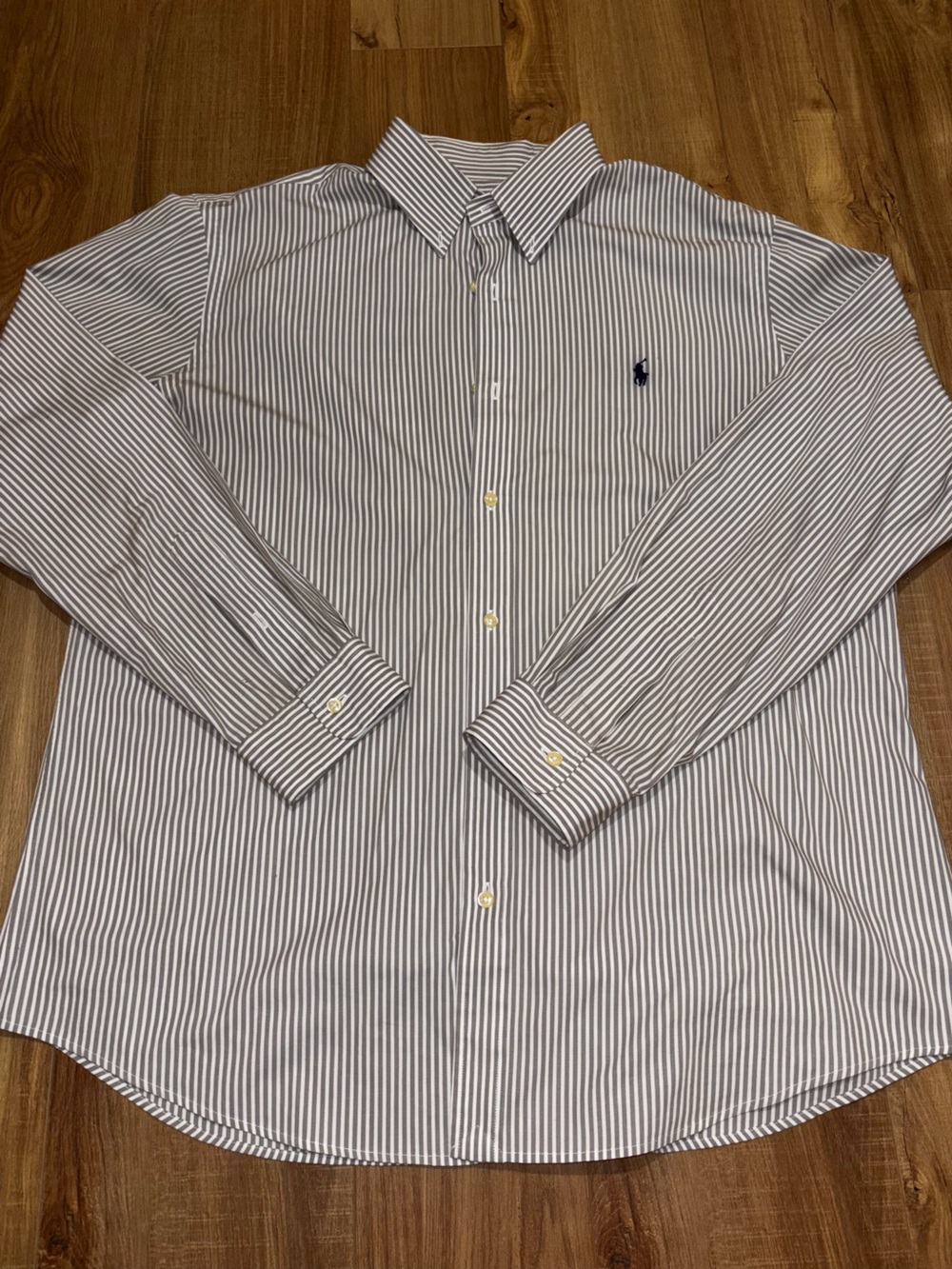 Ralph Lauren Men’s Classic Fit Striped Button-Down Shirt Size XL
